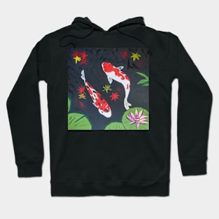 Koi Fish Pond Hoodie